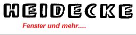 Heidecke Fenster- u. Türenbau Südharz GmbH